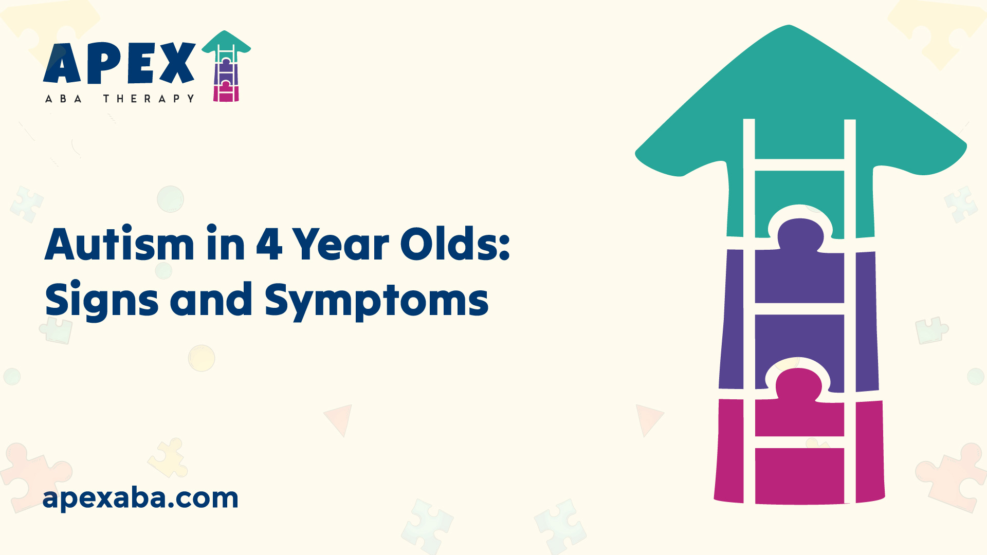 Autism in 4 Year Olds Signs and Symptoms Apex ABA Therapy